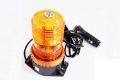 Маячок проблесковый светодиодный со стробоскопическим эффектом на магните LED-818 MAGET 12-24V оранжевый